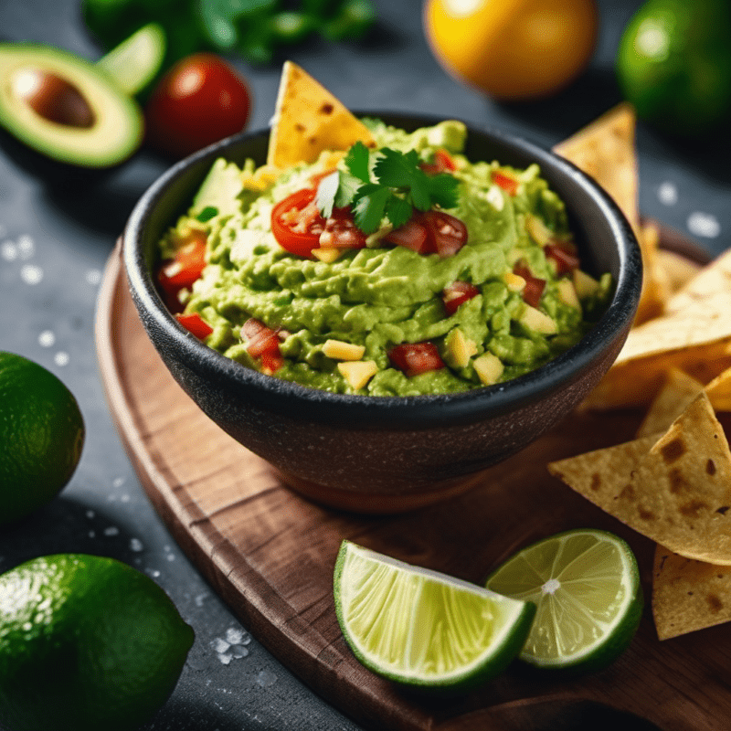 KAH Tequila Reposado oder auch "El Diablo" 5 Guacamole mit hausgemachten Tortilla-Chips.