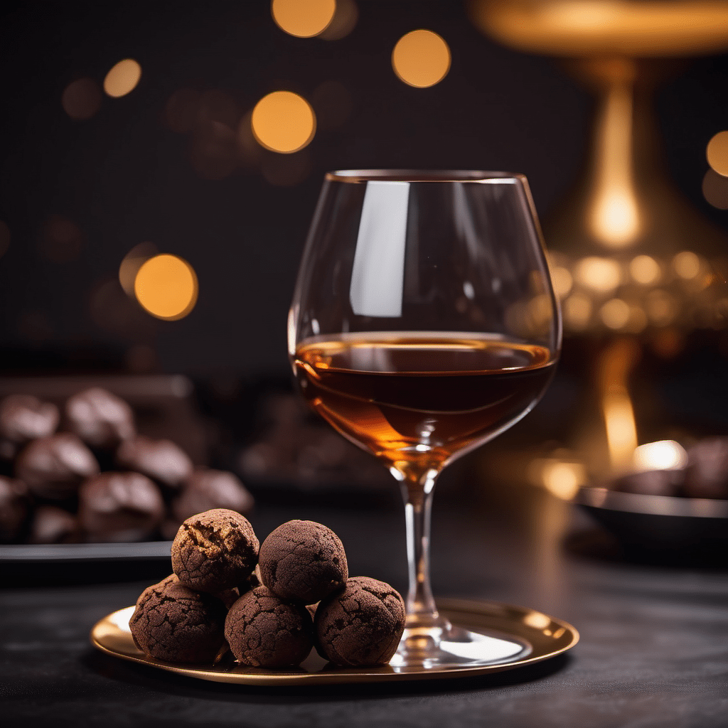 Cognac mit Schokolade 1 min