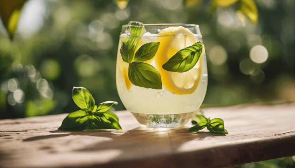 Lemon Basil Spritz 3 min min