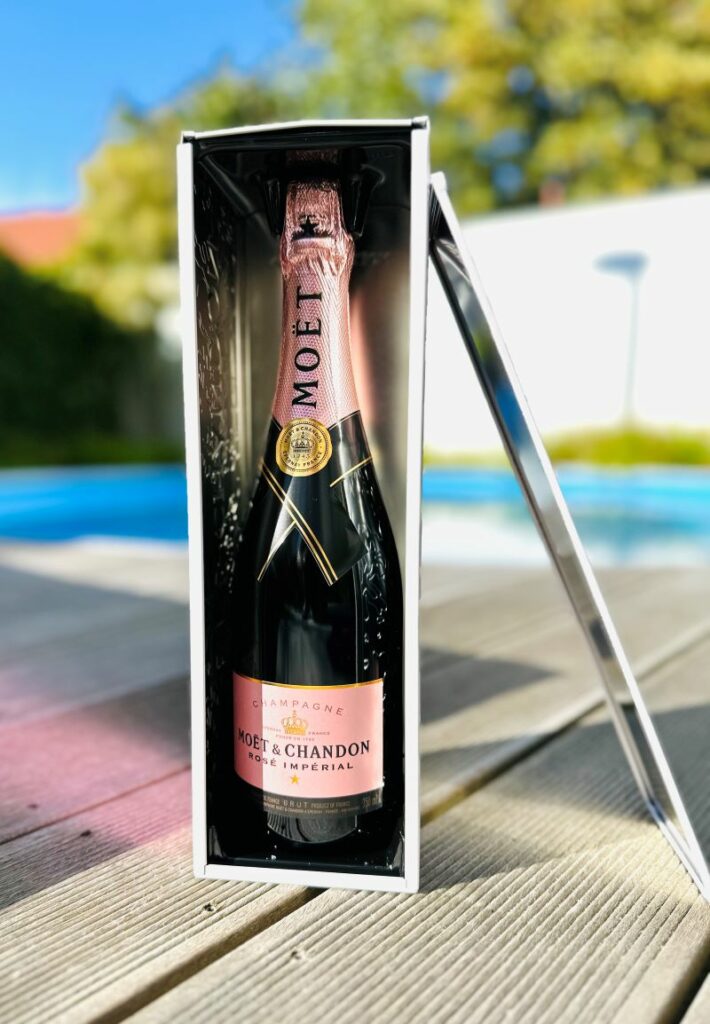 Moet Rose Metalldose1 min