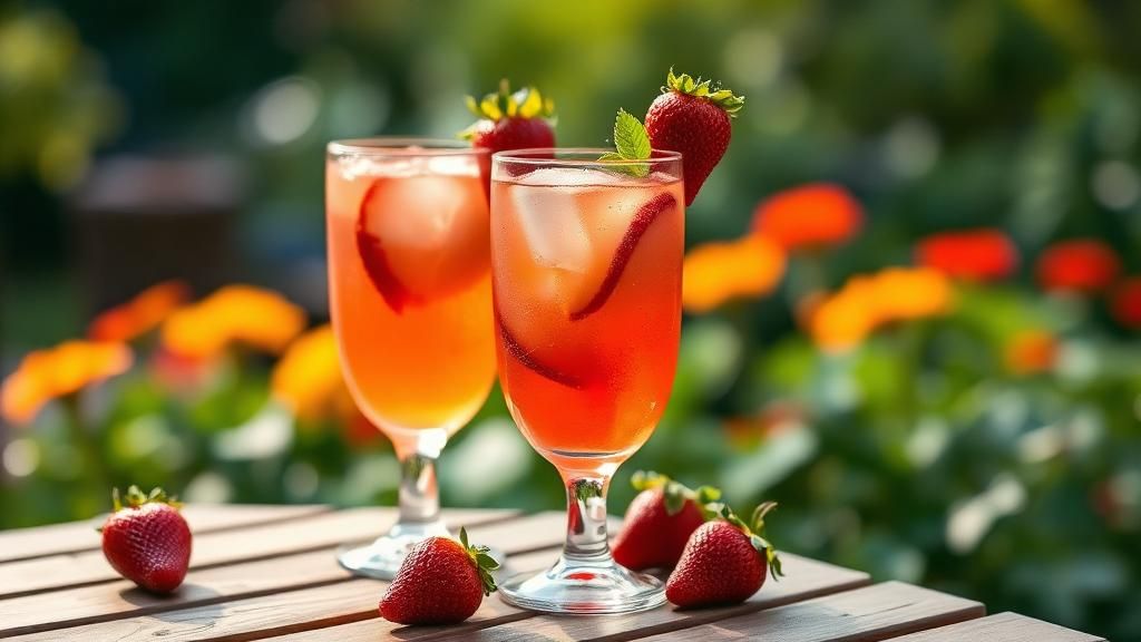 Erdbeerlimes - Das perfekte Sommergetränk! 1 Erdbeer Spritz 4