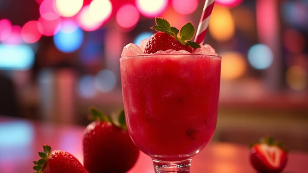 Erdbeerlimes - Das perfekte Sommergetränk! 4 Erdbeerlimes Slush 3