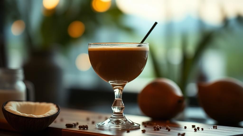 Aromenkombination in Cocktails 3 Coconut Espresso Twist 4