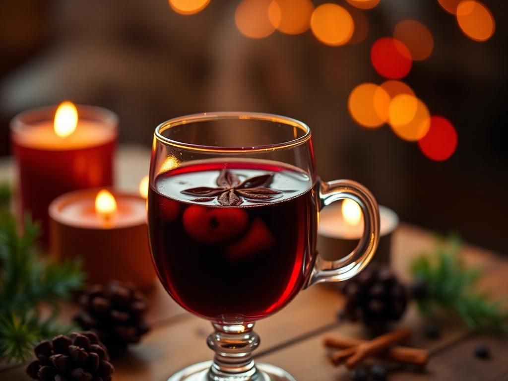 Herbst - Cocktails, Sirups und mehr! 6 Gewuerzter Rotwein