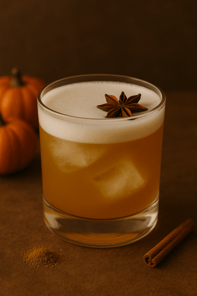 Herbst - Cocktails, Sirups und mehr! 4 Spiced Autumn Whiskey Sour1 min