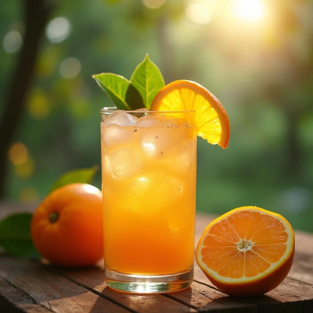 Mocktails mit Charakter 6 Ein Glas des Citrus Cooler Mocktails.