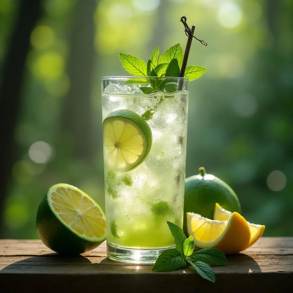 Mocktails mit Charakter 3 Ein Glas Garden Tonic.