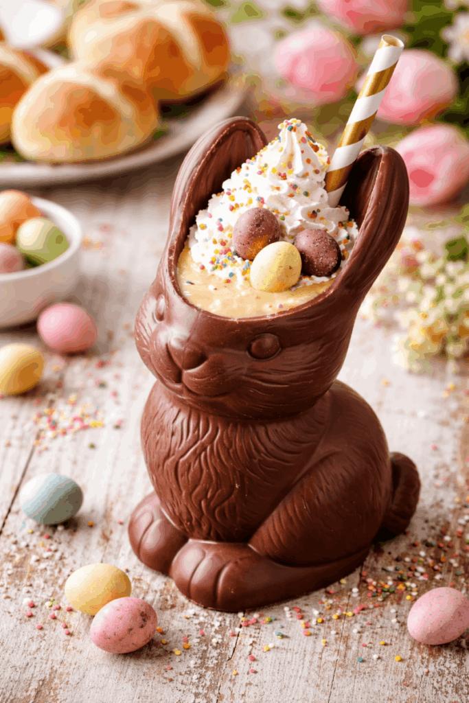 Der beschwipste Schokohase Cocktail.