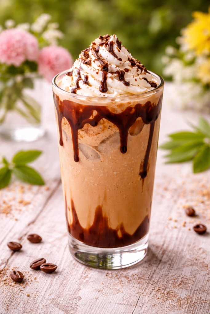 Ein Glas des Schokohasen Sünde Cocktails.