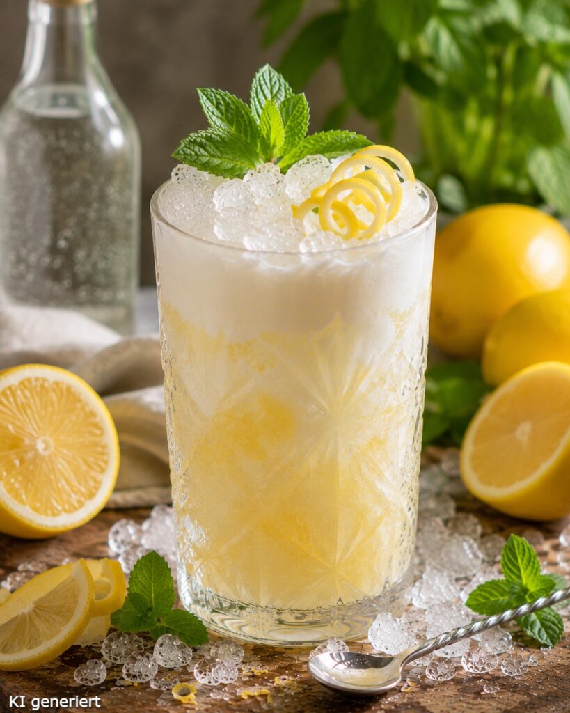 Limoncello Cream Soda - der Drink des Sommers 2026 8 Ein Glas des alkoholfreien Lemon Cream Soda.