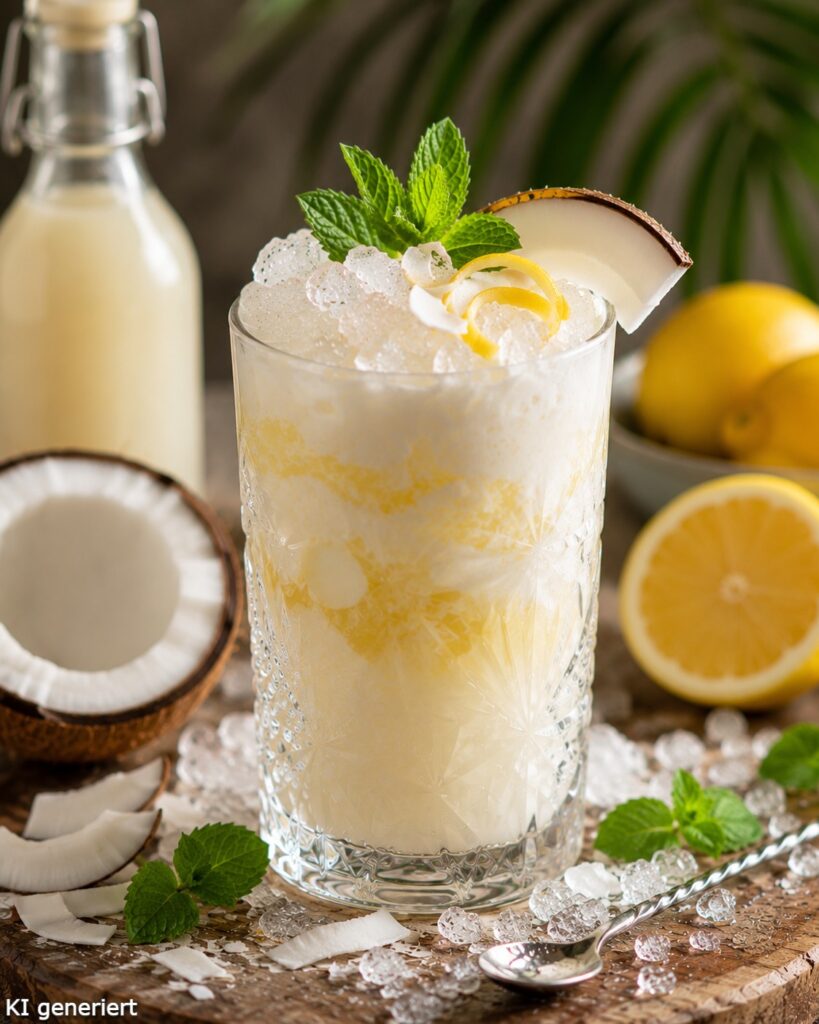 Limoncello Cream Soda - der Drink des Sommers 2026 4 Ein Glas des Coconut Cream Soda.