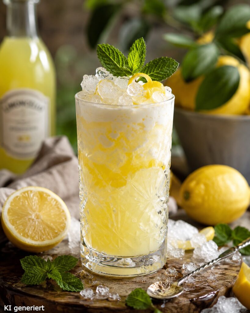 Limoncello Cream Soda - der Drink des Sommers 2026 1 Ein Glas des Klassischen Limoncello Cream Soda.