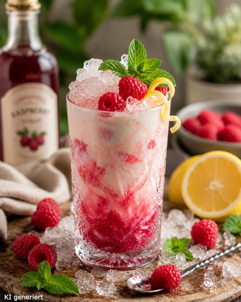 Limoncello Cream Soda - der Drink des Sommers 2026 3 Ein Glas des Raspberry Cream Soda.
